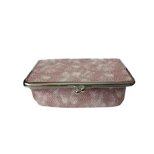 3 for $24 Item ~ Serious Skin Care Pink Cosmetic Case Mirror Kiss Lock Closure